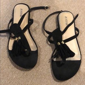 Tassel sandals